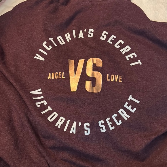 Victoria's Secret Tops - Victoria's Secret Burgundy Sweatshirt Cozy Casual Hoodie